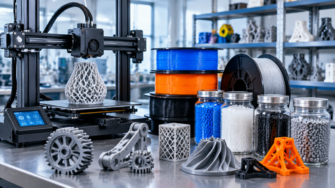 Industrial 3D Printing Materials: Selection Guide and Properties